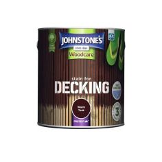 Johnstones Woodcare Stain For Decking - Warm Teak 2.5L