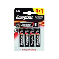 Energizer AA Alkaline Batteries - Pack Of 4 + 1 Free