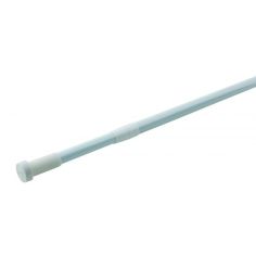MX Telescopic Bath / Shower Rail White 1200mm - 2300mm