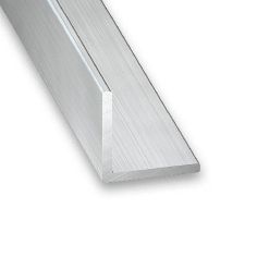 Raw Aluminium Equal Corner Profile - 15mm x 15mm x 1m