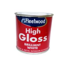 Fleetwood High Gloss Paint - Brilliant White 250ml