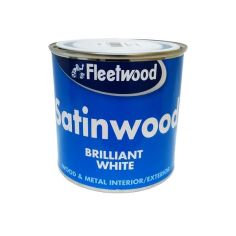 Fleetwood Satinwood Paint - Brilliant White 250ml