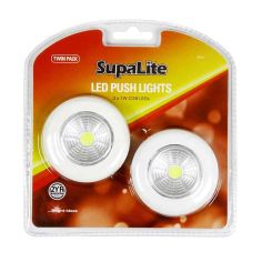 SupaLite Twin Pack LED Push Light