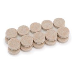 20 Piece 19mm (3/4") Adhesive Felt Pads 