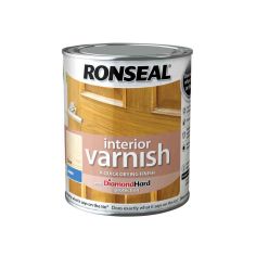 Ronseal Diamond Hard Interior Varnish - Clear Satin 250ml