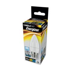 Energizer 5.9W LED Opal Candle Daylight E27 Lightbulb