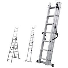 Protool 3 Section 3 X 7 Extension (Combi) Ladder 4.2m  - EN131