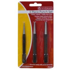 3 Piece Nail Punch Set - Centurion