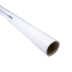 White PVC Plumbing Pipe - 40mm x 1m