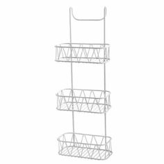 3 Tier Shower Caddy - White Finish