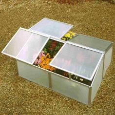 Halls Aluminium / Polypropylene Cold Frame - 4 x 3'