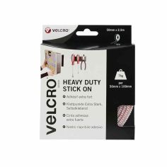 Buy a Roll Of Velcro Heavy-Duty Stick On Tape - 50mm x 1m Black (Holds 7Kg)  Online in Ireland at  Your Velcro Tape & DIY Products Expert