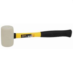 F.F.Group White Rubber Mallet - 450g