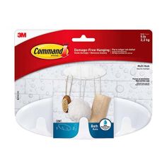 Command™ Hanging Bathroom Multi-Hook - 2.2kg