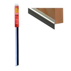 Seal N Save Bottom Of The Door Draught Excluder - PVC White Brush Seal