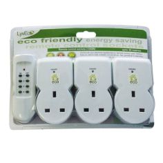 Lyveco Energy Saving Remote Control Sockets