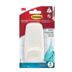 Command™ Hanging Quartz Jumbo Bathroom Hook - 3.4kg