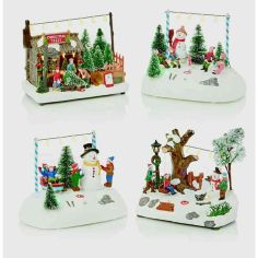 Premier LED Lit Winter Scene