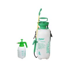 Protool 8L Pressure Sprayer & 1L Garden Water Sprayer - Twin Set