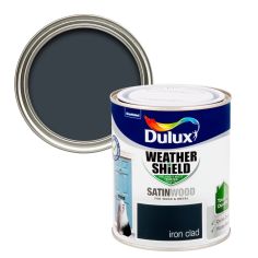 Dulux Weathershield Satinwood Iron Clad 750ml