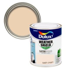 Dulux Weathershield Satinwood Sash Cream 750ml