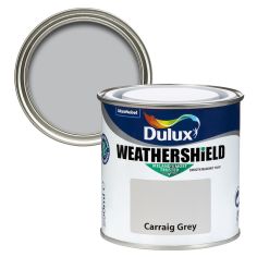 Dulux Weathershield Smooth Masonry Carraig Grey 250ml
