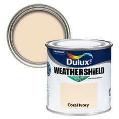 Dulux Weathershield Smooth Masonry Coral Ivory 250ml
