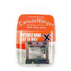 Canvas Hangers 'X' Brass Plated Hangers - Pack Of 4