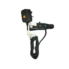 Black Bottle Lamp Holder Adaptor With Flex & Black Plug