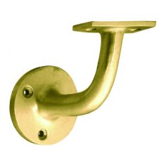 Centurion Polished Brass Contract Handrail Bracket  - 65mm