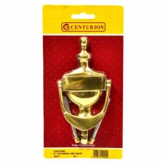 Centurion Polished Brass Victorian Urn Door Knocker – 6”