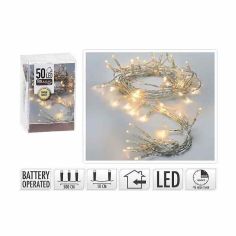 50 LED Christmas Warm White Naked Wire - 5m 