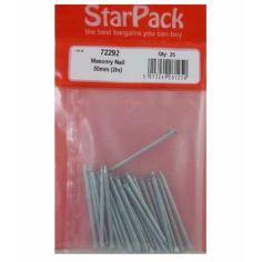 50mm Masonry Nails - Pack of 20