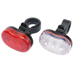 Draper Front & Rear LED Bicycle Light Set