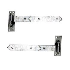 Phoenix Galvanised Steel Hook and Band Hinge - 12" Pack of 2