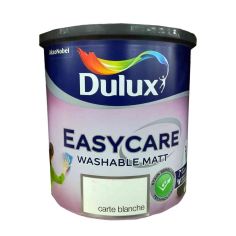 Dulux Easycare Washable Matt Paint - Carte Blanche 2.5L