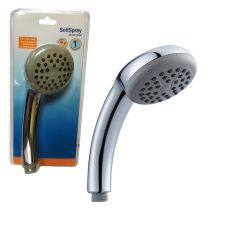 Euroshowers Chrome SoftSpray Shower Head 