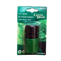 GreenBlade 1/2" Fix Female Hose Adaptor with Water Stop