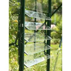 Vitavia Aluminium 5 Blade Louvre Window (With Toughened Glass)