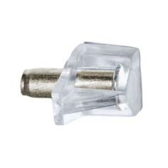 Transparent push in shelf stud - 5mm