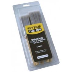 Rodo Diamond 5 Piece Paint Brush Set