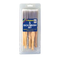Fleetwood Tech 5 Piece Paint Brush Set
