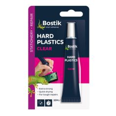 Bostik Clear Hard Plastics Adhesive Glue - 20ml
