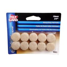 Felt Gard Heavy Duty Felt Pads - 3/4" - Pack Of 20