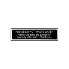 Please Do Not Waste Water Ch 