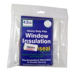 Warmseal Heavy Duty Film Window Insulation - 4.5m2