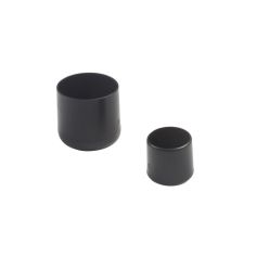 Amig Black Soft Plastic Round Leg Tip / Ferrule - 10mm