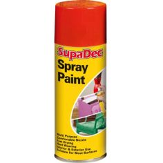 SupaDec Spray Paint - Bright Red 400ml