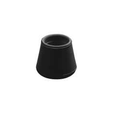 Amig Black Rubber Round Leg Tip / Ferrule - 12mm