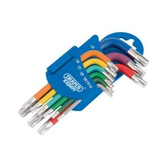 Draper Metric Coloured Short Arm TX-STAR® Key Set